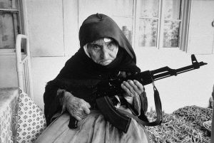 A 106-Year-Old Armenian Woman Guards Her Home With An Akm Rifle