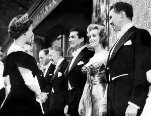 The Century Meeting Between Marilyn Monroe Queen Of Hollywood And Elizabeth Queen Of England