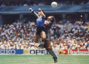 Diego Maradona’s ‘Hand of God’ Goal: A Moment Etched In History